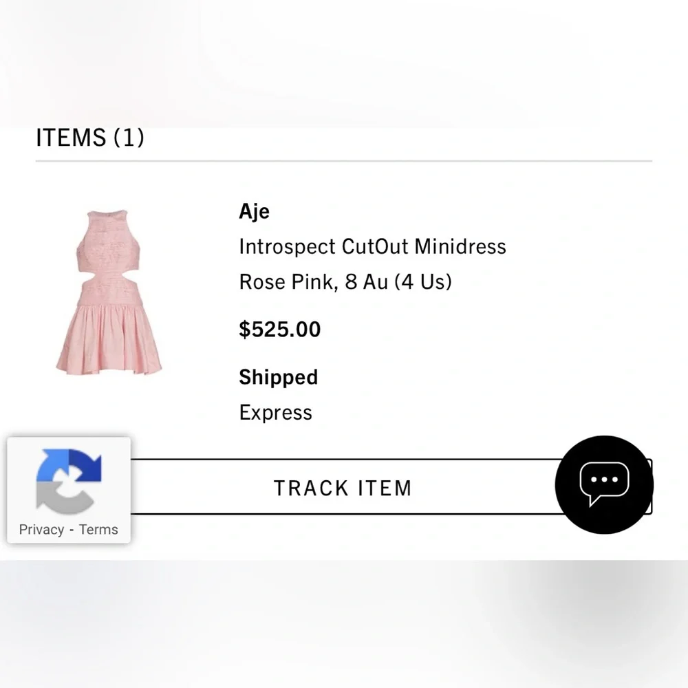 Aje Introspect Mini Dress in Pink - Picture 4 of 5